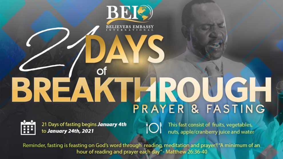 21 Days Of Breakthrough Prayer And Fasting 7500