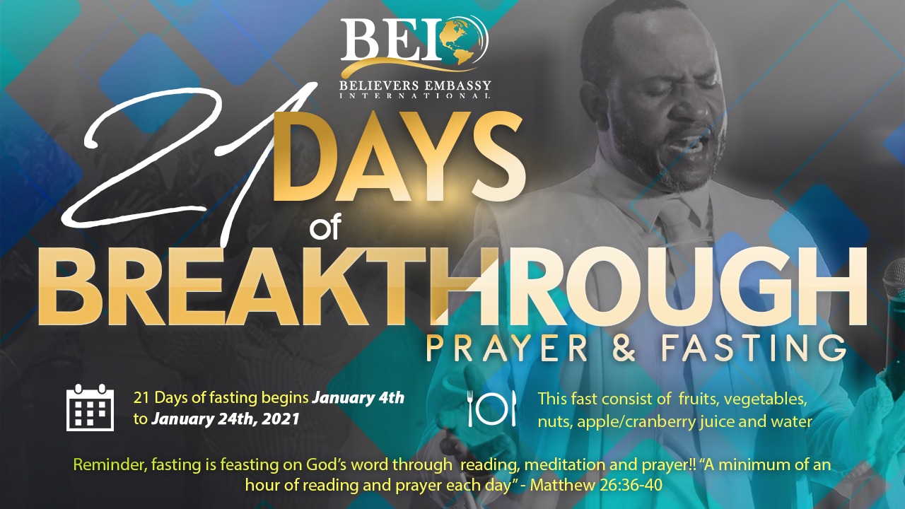 21 Days Of Breakthrough Prayer And Fasting